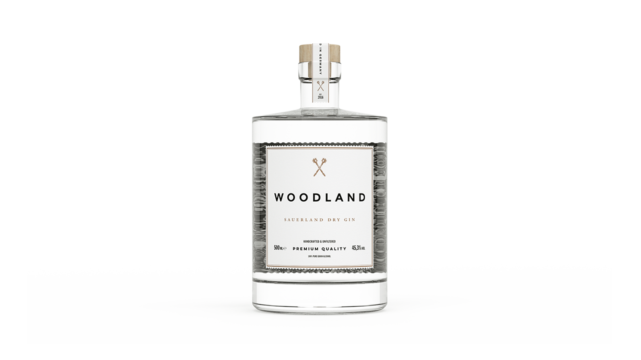 Woodland Gin Flasche